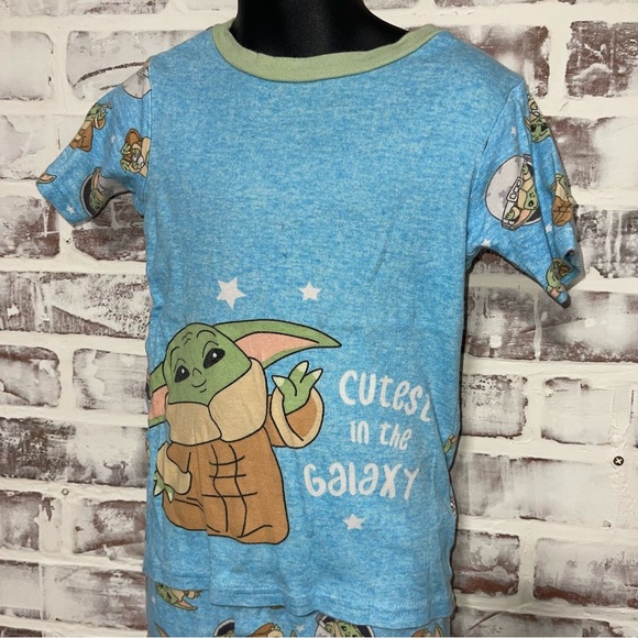 Star Wars Blue and Brown Footie Pajamas bundle - Picture 4 of 14